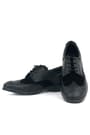 Rakerplus Titan Black Matte Laced Up Classic Shoes 3065-SMN-B.37