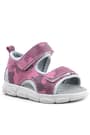 Rakerplus Wisps Genuiner Leather Pink Banded Babies Sandals 10450-PG.21