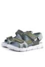 Rakerplus Wisps Genuine Leather Green Camouflage Sandals for Kids 10455-YGR.26