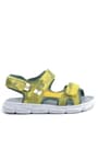 Rakerplus Wisps Genuine Leather Green Camouflage Sandals for Kids 10455-YSA.26