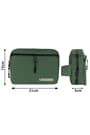 Rakerplus Yeşil Unisex Minimal 21x15x5 cm Bel ve Göğüs Çantası RC-0001-Y