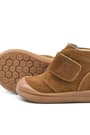 Rakerplus Yoohoo Genuine Leather Tan Unisex Baby Boots With Velcro R400-TAB.19