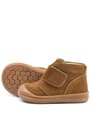 Rakerplus Yoohoo Genuine Leather Tan Unisex Baby Boots With Velcro R400-TAB.19
