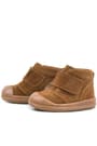 Rakerplus Yoohoo Genuine Leather Tan Unisex Baby Boots With Velcro R400-TAB.19