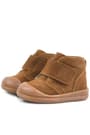 Rakerplus Yoohoo Genuine Leather Tan Unisex Baby Boots With Velcro R400-TAB.19