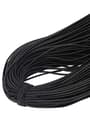 Siyah 5 Metre 2 mm Yuvarlak Lastik B-0110-S