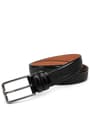 3.5 cm Classic Black Patent Leather Men Belt