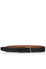 3.5 cm Classic Black Patent Leather Men Belt