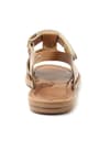 Artico Bellini Genuine Leather Vaketa Brown Tan Girls' Sandals