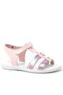 Artico Bellini Genuine Leather Vaketa Powder Pink Girls Sandals