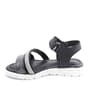 Artico Noumea Black Gray Girls` Sandals
