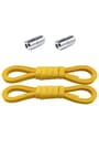 Ayarlanabilir 1 Çift Sarı Vidalı Kapsül Uçlu 6 MM Lastik Pratik Bağcık BGCK-0007-SA