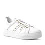 Beyaz Hakiki Deri Yüksek Taban Kadın Sneaker
