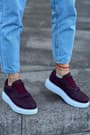 CH073 CBT Flatline Kadın Ayakkabı BORDO