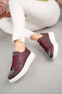 CH175 CBT Mirror Kadın Ayakkabı BORDO