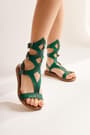 Jilberto marka, Flat Sandals for Women