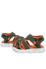 Khaki Green Orange Banded Babies Sandals A721-HKT.21