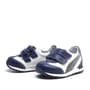 Genuine Leather Navy Blue Gray Velcro Baby Boy Sports Shoes