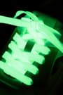 Fosforlu Neon Yeşil 1 cm Kalınlığında 1 Çift Yassı Spor Ayakkabı Bağcığı