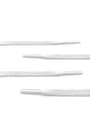 80 Cm Beyaz 0,5 MM Yassı Mumlu Ayakkabı Bağcığı