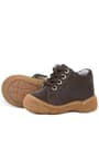 Soft Genuine Leather Zippered Brown Baby Boots