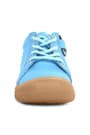 Soft Genuine Leather Zippered Blue Baby Boots
