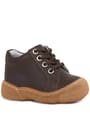Soft Genuine Leather Zippered Brown Baby Boots