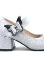 Winx Silvery Shiny Butterfly Kids Girls Heeled Shoes
