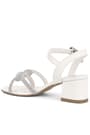 Pearl Stony Girls Party Thick Heeled Shoes