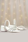 Judy Pearl Stone Girls' Heeled Slippers Shoes