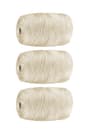 Krem 2 MM Parlak Sentetik Polyester 300 M Makrome İplik