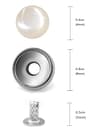 20 Adet Yarım Yuvarlak 8mm İnci Çakma Rivet