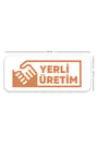 Kendinden Yapışkanlı 330 Adet Turuncu Yerli Üretim Etiketi