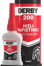 Derby 200 Ultra Güçlü Hızlı Yapıştırıcı Seti
