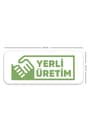 Kendinden Yapışkanlı 330 Adet Yeşil Yerli Üretim Etiketi
