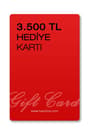 Hediye Kartı 3.500 TL (Basılı) HDY-KRT-3500