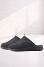 Heep Medical Genuine Leather Black Comfort Sports Slippers
