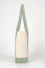 Heep Mint Yeşili Cepli Kanvas Tote Çanta HC-003-KRY