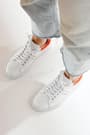 Hakiki Deri Beyaz Kadın Sneakers Spor Kadın Ayakkabı