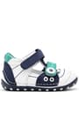 Navy Anatomic Nino Genuine Leather Shoes Summer First Step