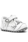 Nino Genuine Leather Silver White Anatomic Shoes Summer First Step