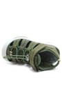 Rakerplus Artico Hakiki Deri Haki Yeşil Çocuk Sandalet 5011-HK.31