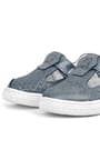 Rakerplus Bheem Genuine Leather Silver Shiny Velcro Baby Sneaker Sandals R625-GS.22