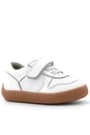 Rakerplus Bob Hakiki Deri Beyaz Barefoot Cırtlı Lastikli Bebek Sneaker Ayakkabı R840-BE.25