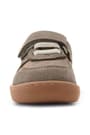 Rakerplus Bob Hakiki Deri Kum Krem Barefoot Cırtlı Lastikli Bebek Sneaker Ayakkabı R840-KMKR.25