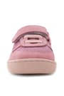 Rakerplus Bob Hakiki Deri Pembe Simli Barefoot Cırtlı Lastikli Bebek Sneaker Ayakkabı R840-PSIM.25