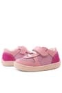 Rakerplus Bob Hakiki Deri Pembe Simli Barefoot Cırtlı Lastikli Bebek Sneaker Ayakkabı R840-PSIM.25