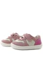 Rakerplus Bob Hakiki Deri Pudra Pembe Barefoot Cırtlı Lastikli Bebek Sneaker Ayakkabı R840-PUP.25