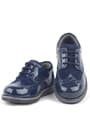 Rakerplus Hidra Classic Patent Leather High Based Navy Blue Baby Shoes