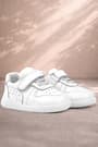 Rakerplus Genuine Leather White Anatomic Baby Sports Shoes